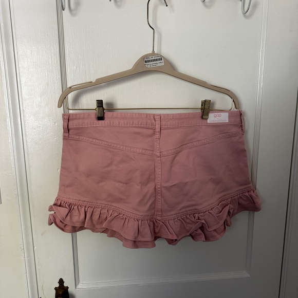 NWT- Gap X LoveShackFancy Denim Mini Skirt - size 33 and 34 - sold out online - Picture 11 of 14
